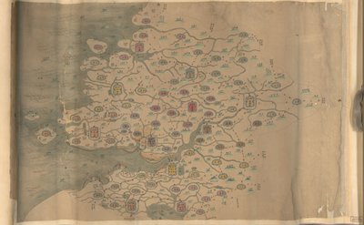 Carte picturale de la province du Zhejiang - Arthur W. Hummel