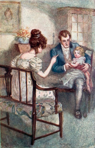 Illustration pour Emma de Jane Austen - Arthur Wallis Mills