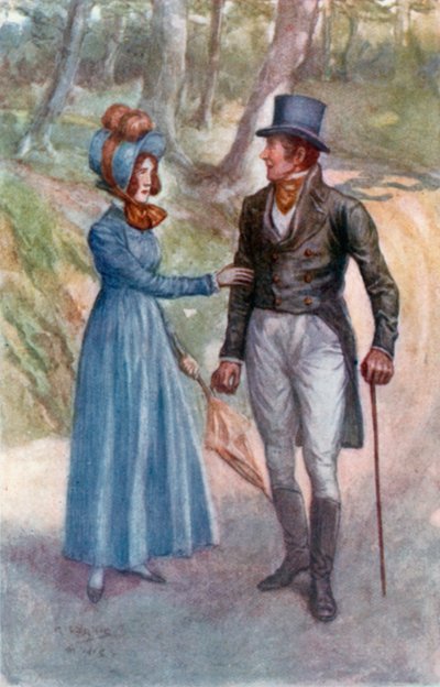 Illustration pour Emma de Jane Austen - Arthur Wallis Mills
