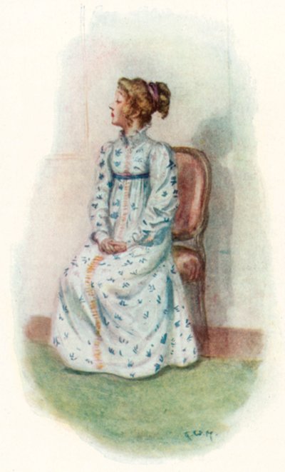 Illustration pour Northanger Abbey de Jane Austen - Arthur Wallis Mills