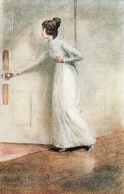 Illustration pour Northanger Abbey de Jane Austen - Arthur Wallis Mills