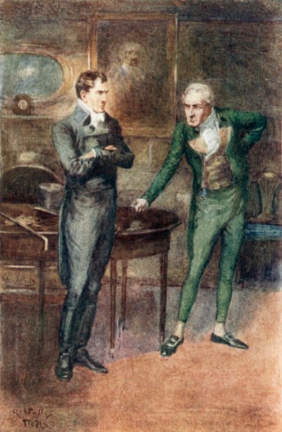Illustration pour Northanger Abbey de Jane Austen - Arthur Wallis Mills