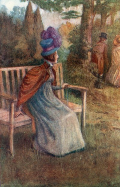 Illustration pour Northanger Abbey de Jane Austen - Arthur Wallis Mills