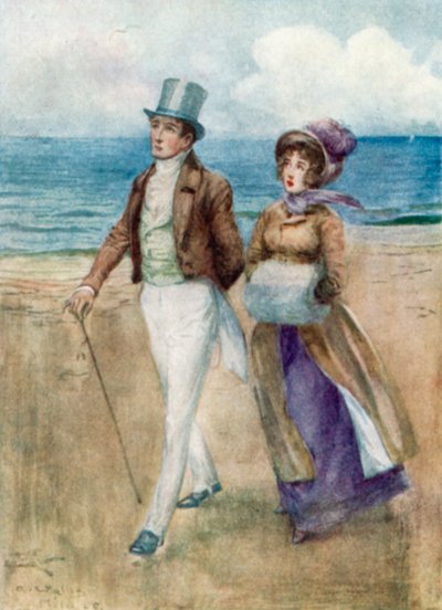 Illustration pour Persuasion de Jane Austen - Arthur Wallis Mills
