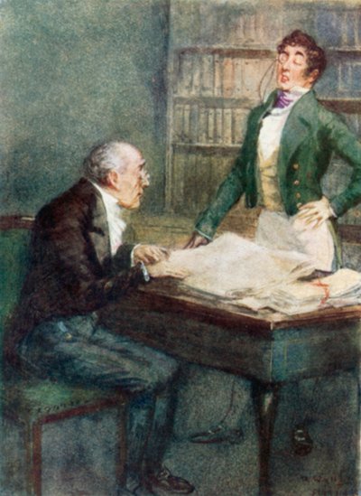 Illustration de Persuasion par Jane Austen - Arthur Wallis Mills