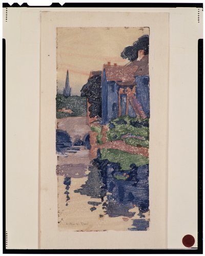 La Maison Bleue - Arthur Wesley Dow
