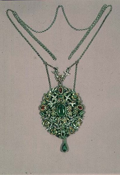 Pendentif et chaîne, fin XIXe début XXe siècle - Arthur and Gaskin Gaskin