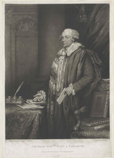 1er comte de Carnavon Herbert - Artist Unknown