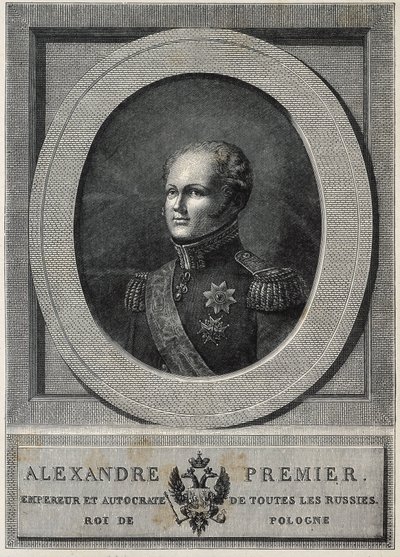 ALEXANDRE Ier de Russie (1777-1825). Tsar de Russie (1801-1825). - Artist Unknown
