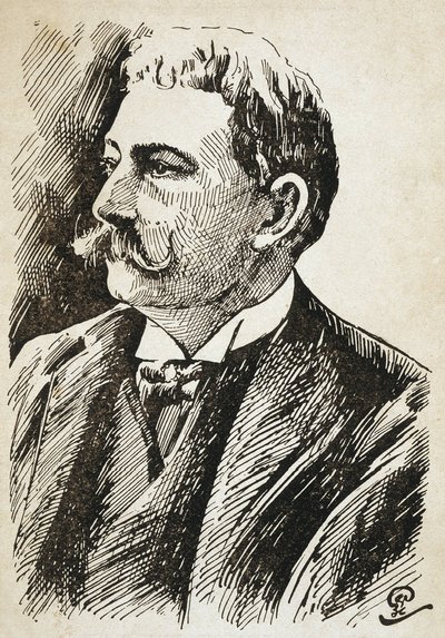 AZEVEDO, Aluisio de (1857-1913). Écrivain brésilien. Gravure. - Artist Unknown