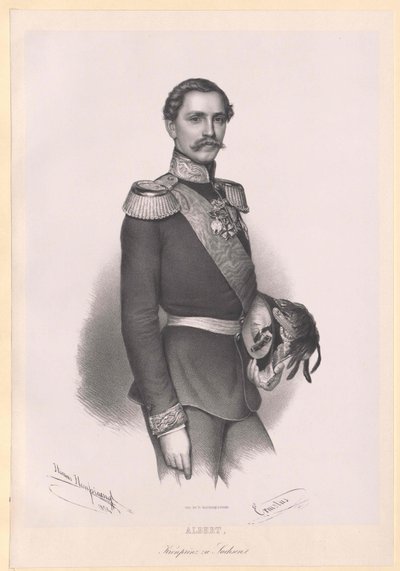 Albert Ier, roi de Saxe, - Artist Unknown