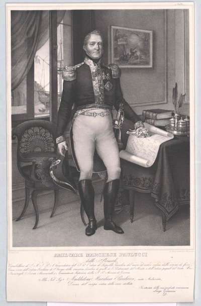 Amilcare Marquis Paulucci delle Roncole - Artist Unknown