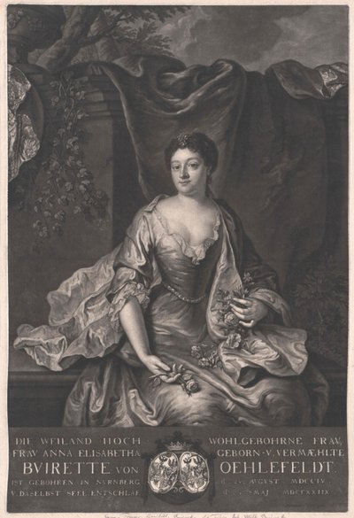 Anna Elisabeth Buirette-Oehlefeld - Artist Unknown