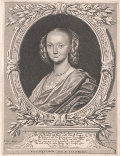 Anna Elisabeth von Stetten (imprimé) - Artist Unknown