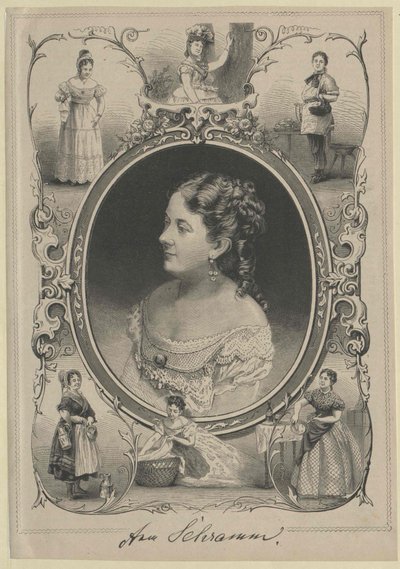 Anna Schramm (imprimé) - Artist Unknown