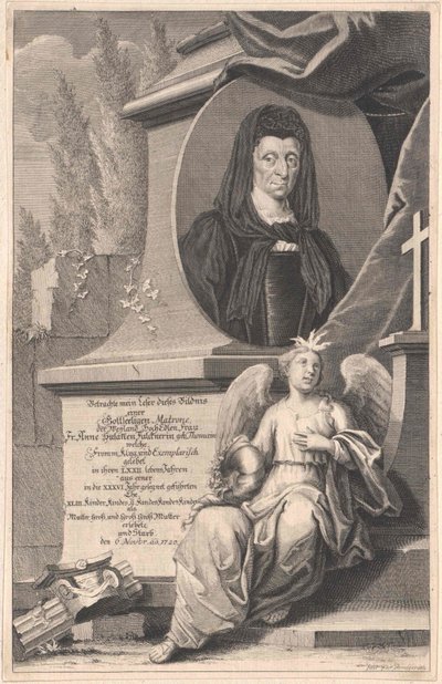Anne Susanna Thomae (impression) - Artist Unknown