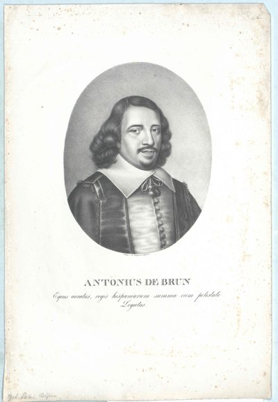 Antoine de Brun (print) - Artist Unknown