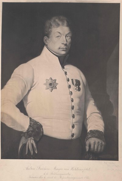 Anton baron Mayer von Heldensfeld - Artist Unknown
