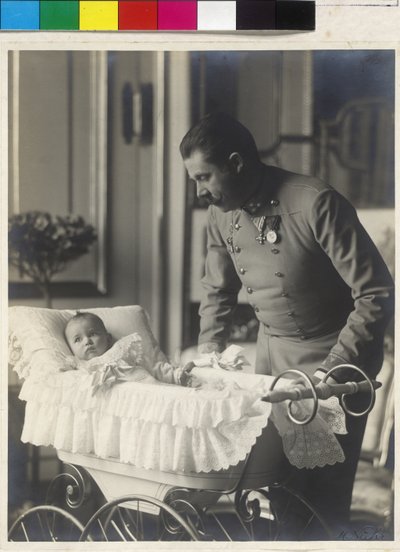 Archiduc François-Ferdinand avec son fils Maximilien - Artist Unknown