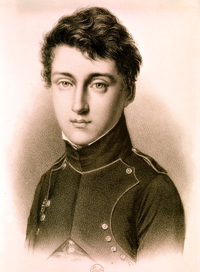 CARNOT Sadi Nicolas Léonard, ingénieur mécanicien et physicien français : Portrait à 17 ans (eau-forte) - Artist Unknown