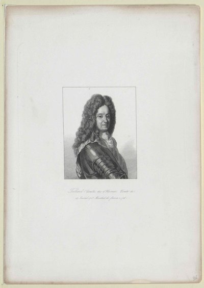 Camille de Hostun Tallart (print) - Artist Unknown