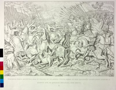 Combat de cavalerie - Artist Unknown