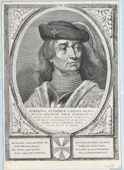 Comte de Flandre Robert Ier de Frise - Artist Unknown