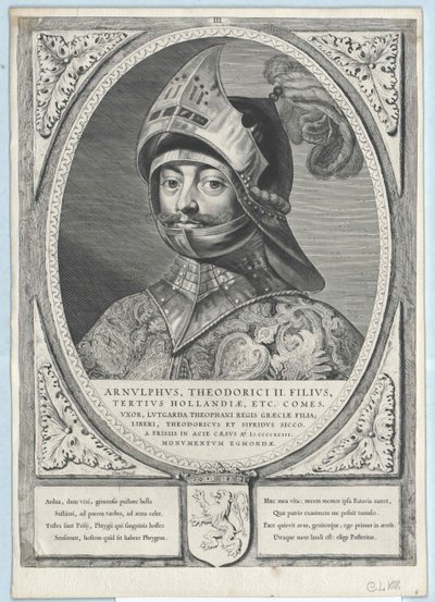 Comte de Hollande Arnulf II - Artist Unknown