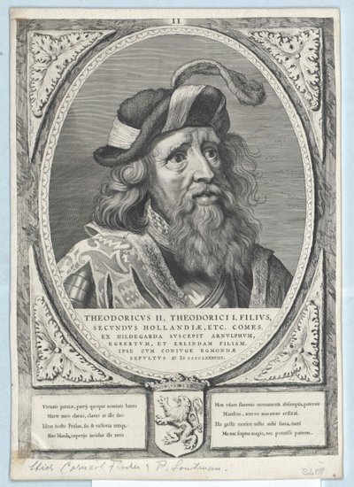 Comte de Hollande Dietrich II - Artist Unknown