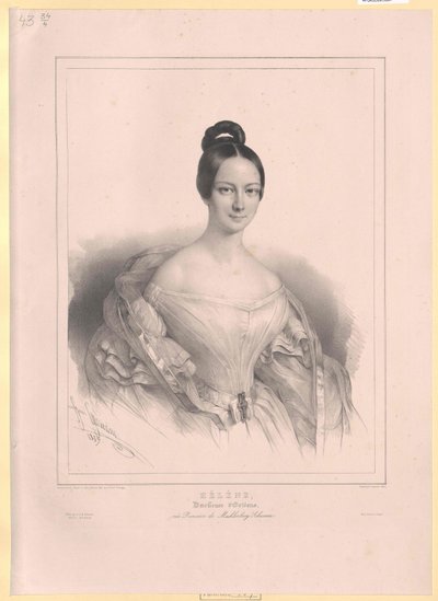 Duchesse de Mecklembourg-Schwerin Helen - Artist Unknown