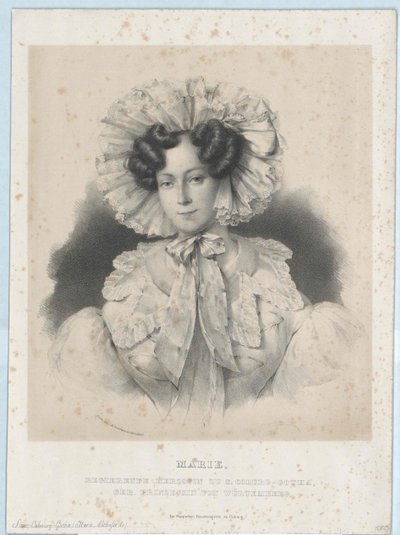 Duchesse de Wuerttemberg Marie - Artist Unknown