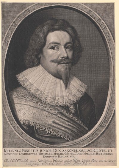 Duc de la Maison de Saxe-Weimar Johann Ernst I - Artist Unknown