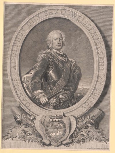 Duc de Saxe-Weissenfels Johann Adolf II - Artist Unknown