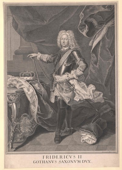 Duc de Saxe-Gotha Frédéric II - Artist Unknown