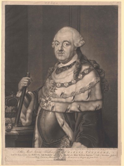 Electeur de Bavière Karl Theodor - Artist Unknown