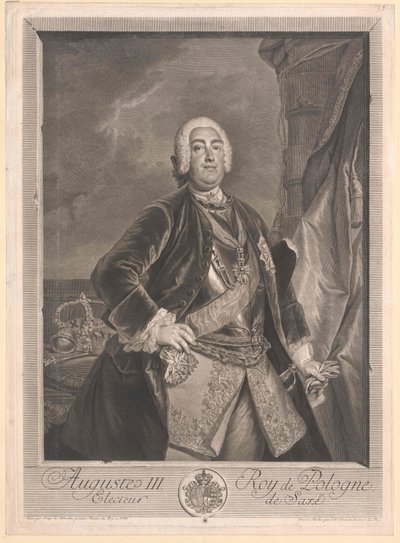 Électeur de Saxe Frédéric Auguste II - Artist Unknown