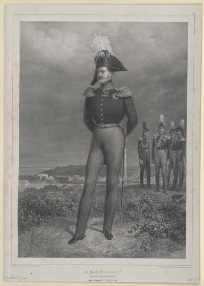 Empereur de Russie Nicolas Ier - Artist Unknown