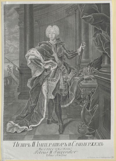 Empereur de Russie Pierre II - Artist Unknown