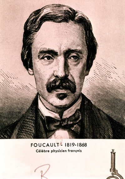 FOUCAULT Jean Bernard Léon : Portrait (eau-forte) - Artist Unknown
