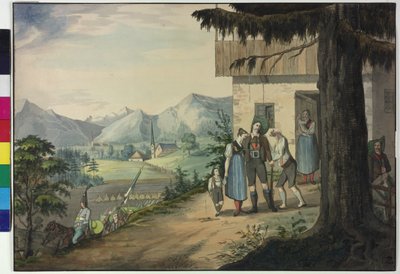 Adieu du défenseur provincial tyrolien - Artist Unknown