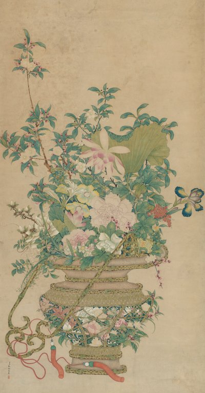 Fleurs des quatre saisons - Artist Unknown