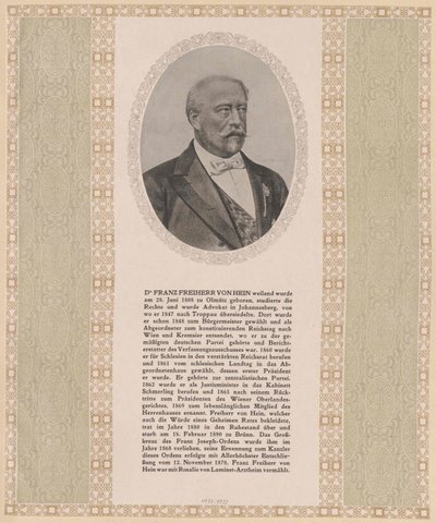 Franz Baron Hein - Artist Unknown