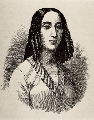 GORRITI, Juana Manuela (1818-1892). Écrivaine argentine. Gravure. - Artist Unknown