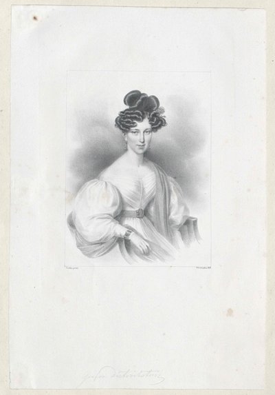 Gabriele comtesse Wratislaw von Mitrowitz - Artist Unknown