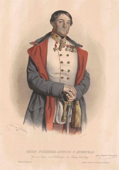 George baron August von Auenfels - Artist Unknown