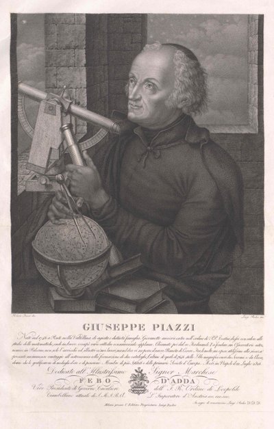 Giuseppe Piazzi - Artist Unknown