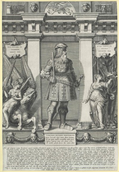 Gottfried de bouillon, - Artist Unknown