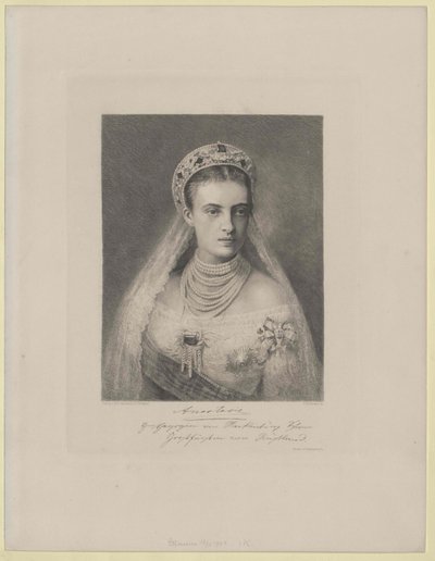 Grande duchesse de Russie Anastasia Mikhailovna - Artist Unknown