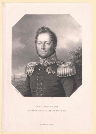 Grand Duc de Saxe-Weimar Eisenach Karl Friedrich - Artist Unknown