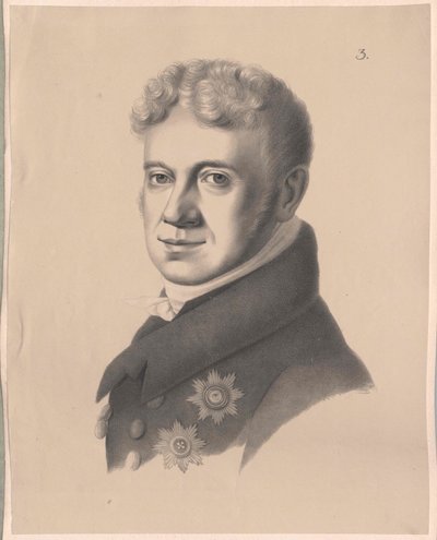 Grigori Alexandrovich Baron von Stroganov (impression) - Artist Unknown